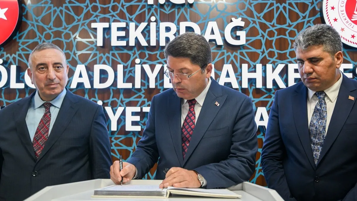 Tekirdağ bölge adliye mahkemesi hizmete açıldı