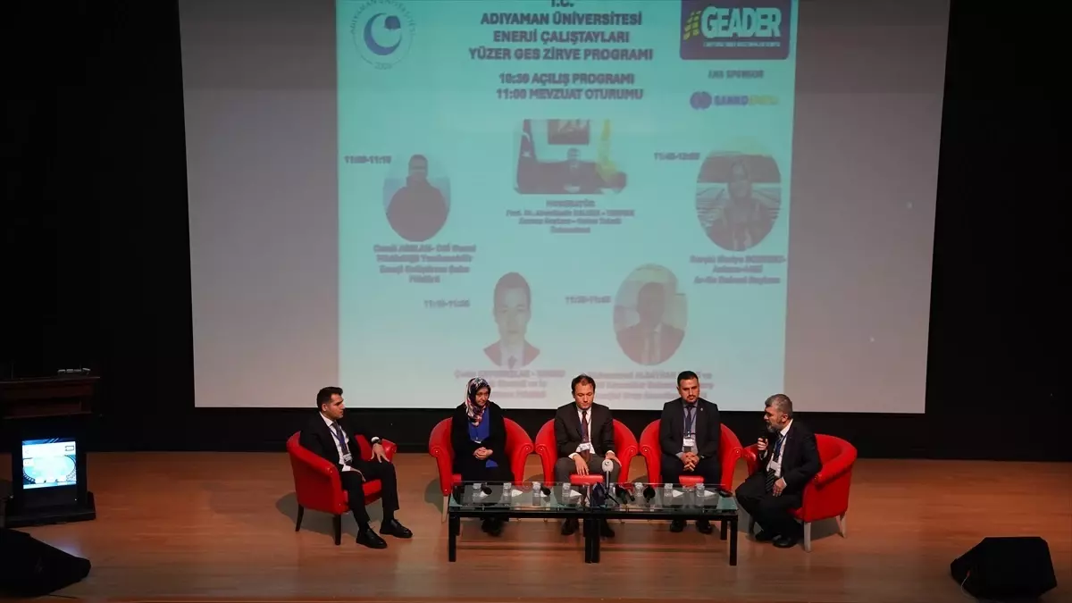 Adıyaman’da Yüzer GES Zirvesi Düzenlendi