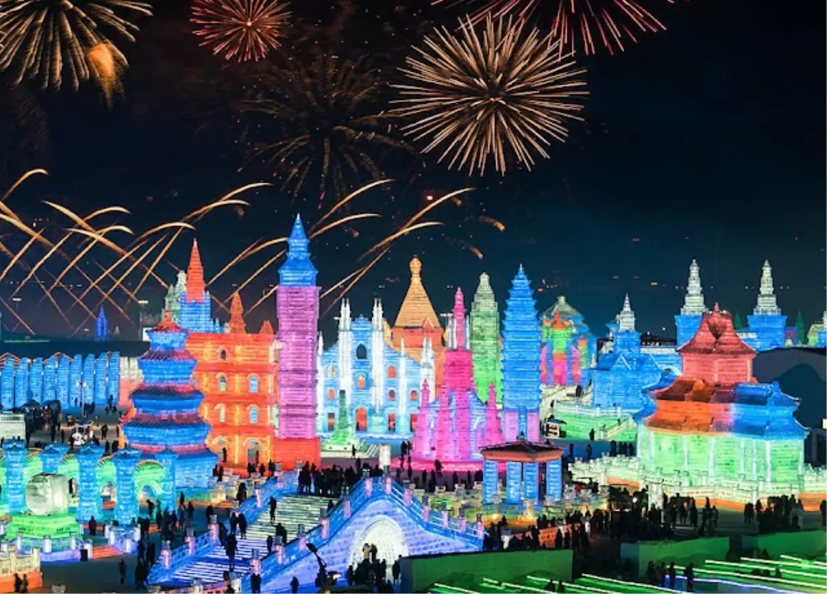 41. Harbin Uluslararası Buz ve Kar Festivali Başladı